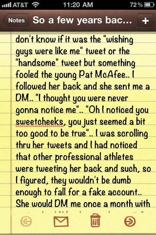 Illustration for article titled Colts Punter Pat McAfee Nearly Got Catfished, Too, But Realized He Wasn't Famous Enough For Groupies
